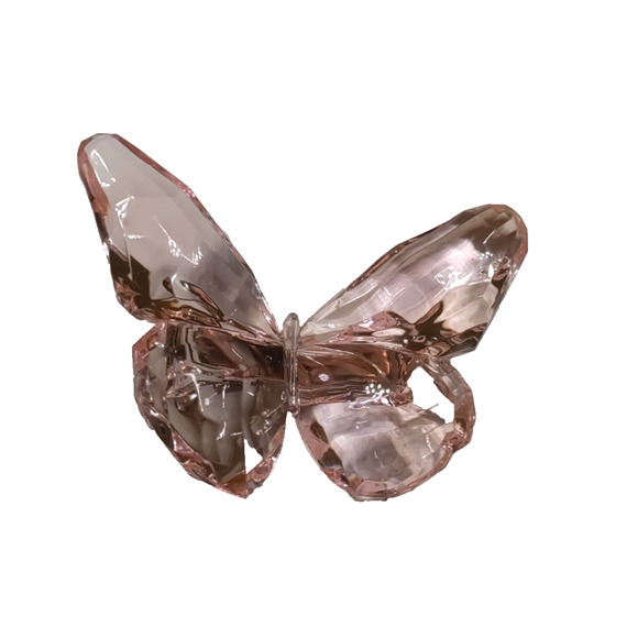 Hair Barrette Pink Plastic Butterfly Spring Easter Church - Picture 3 of 5